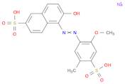 [GEN - IN-DA002R7A] 2-Naphthalenesulfonic acid, 6-hydroxy-5-[2-(2-methoxy-5-methyl-4-sulfophenyl)diazenyl]-, sodium salt (1:2)